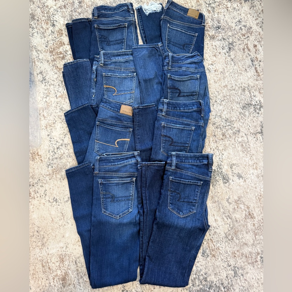 American Eagle Outfitters Dark Blue Women's Jeggings